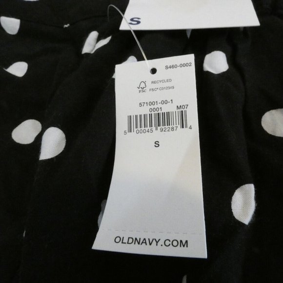 NWT Skirt Black Polka Dot Wear for Church Office Work Old Navy Women Size S - Picture 7 of 10